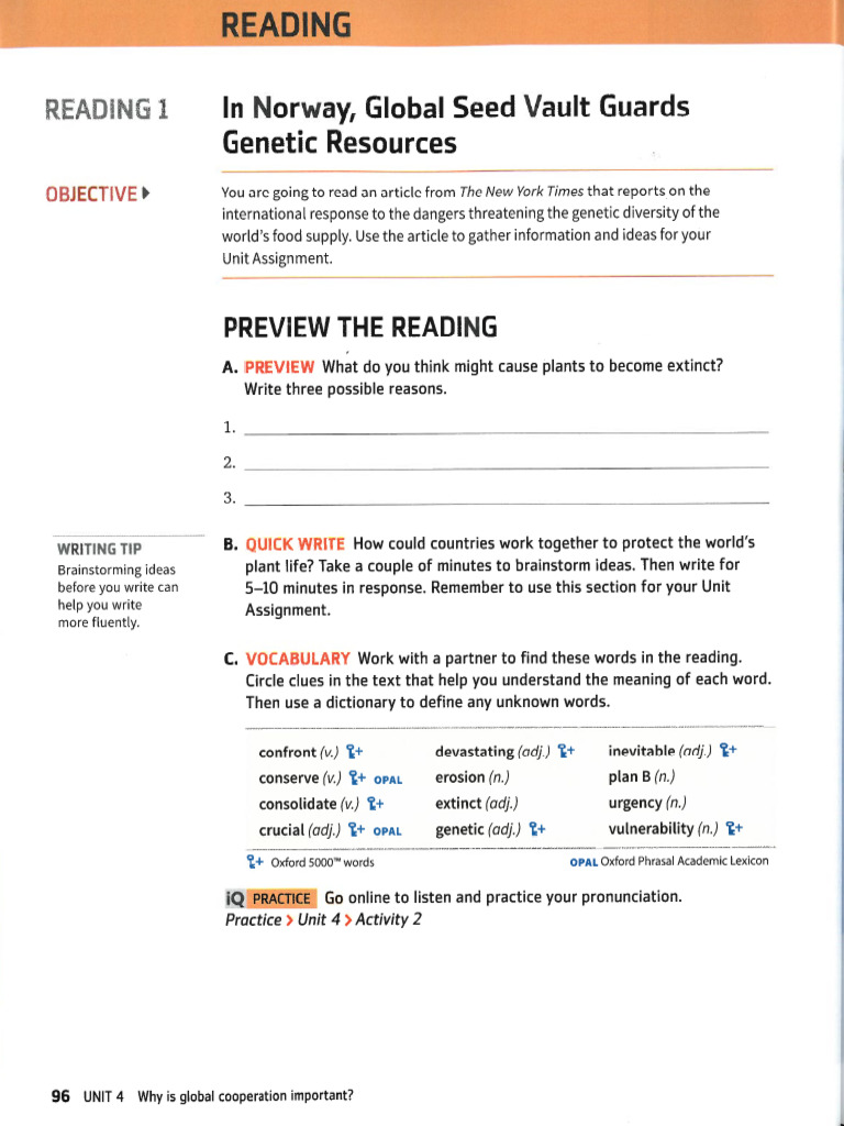 Week 5 - Qskills Unit 4, Reading 1 | PDF