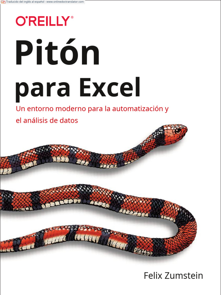 Python Para Excel 1770169575 | PDF | Microsoft Excel | Python (lenguaje ...