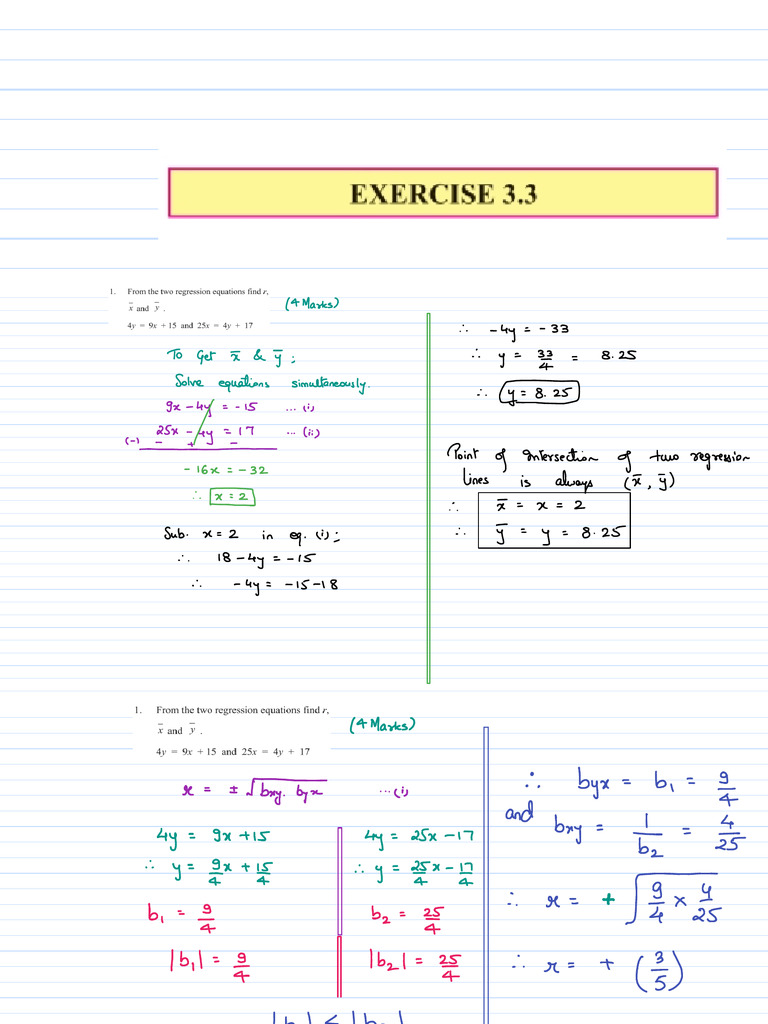 Ex 3.3 | PDF