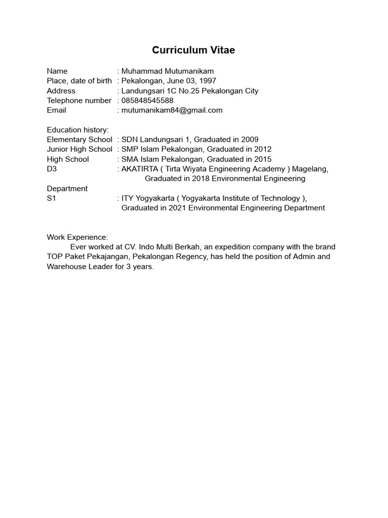 CV | PDF