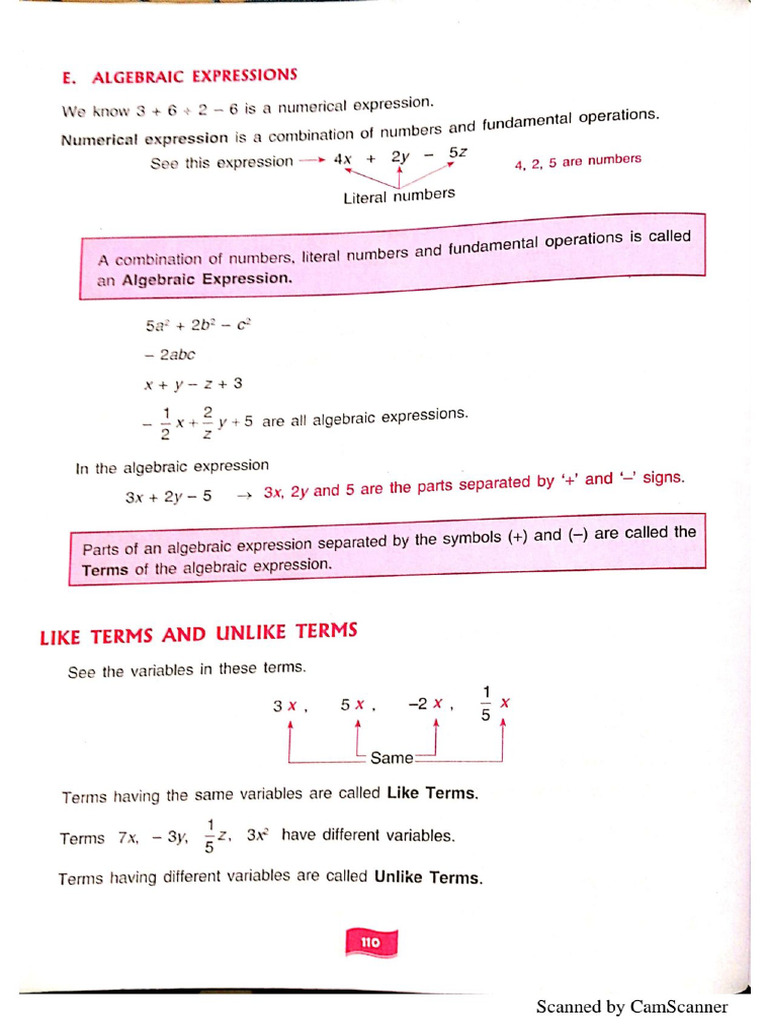 Introduction To Algebra | PDF