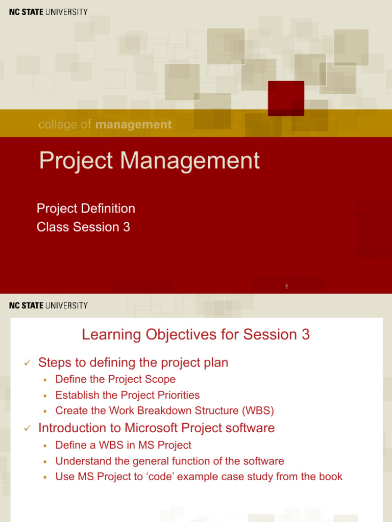 Class Session 3 - Lecture Slides | PDF | Project Management | Computing