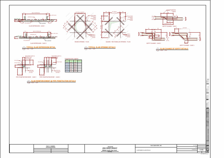 S-010 - Suspended Slab Details | PDF