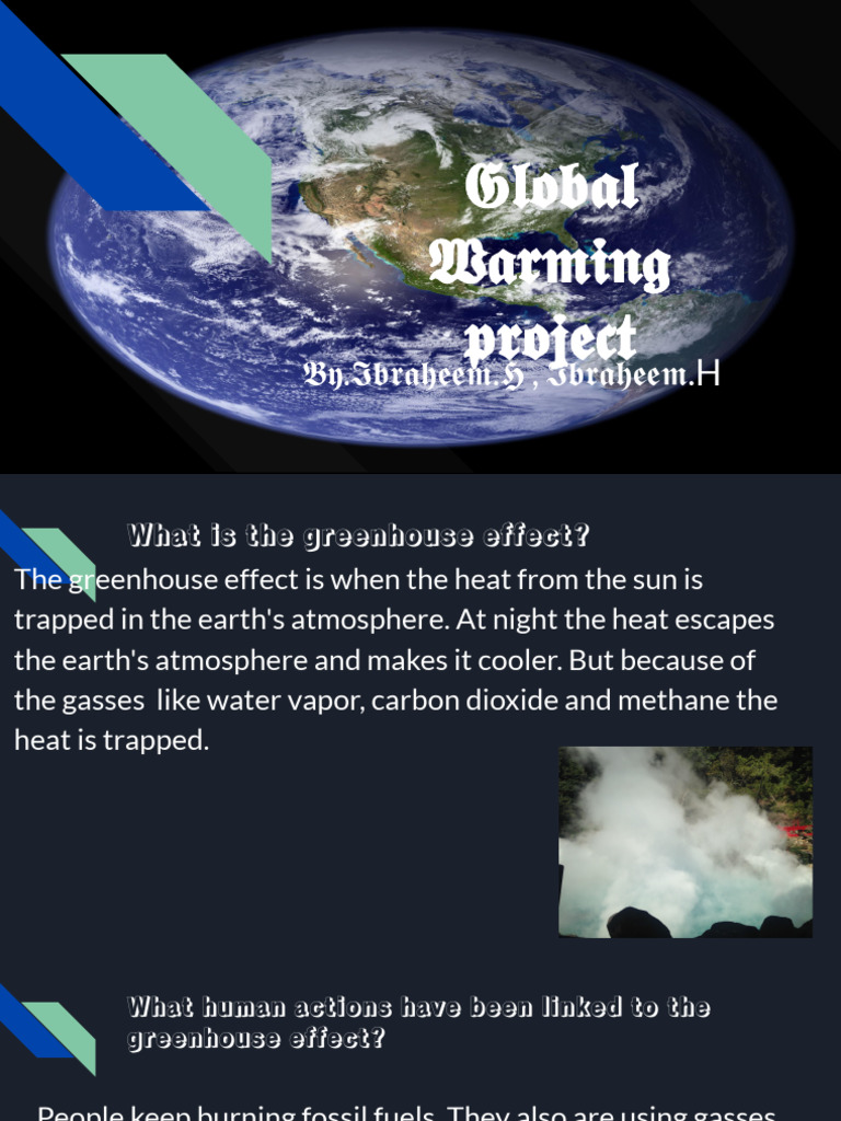 Global Warming Project | PDF
