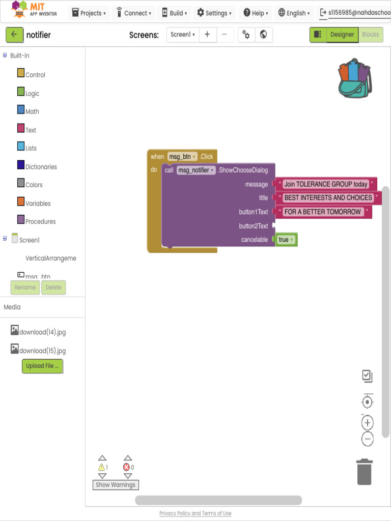 MIT App Inventor 2 | PDF