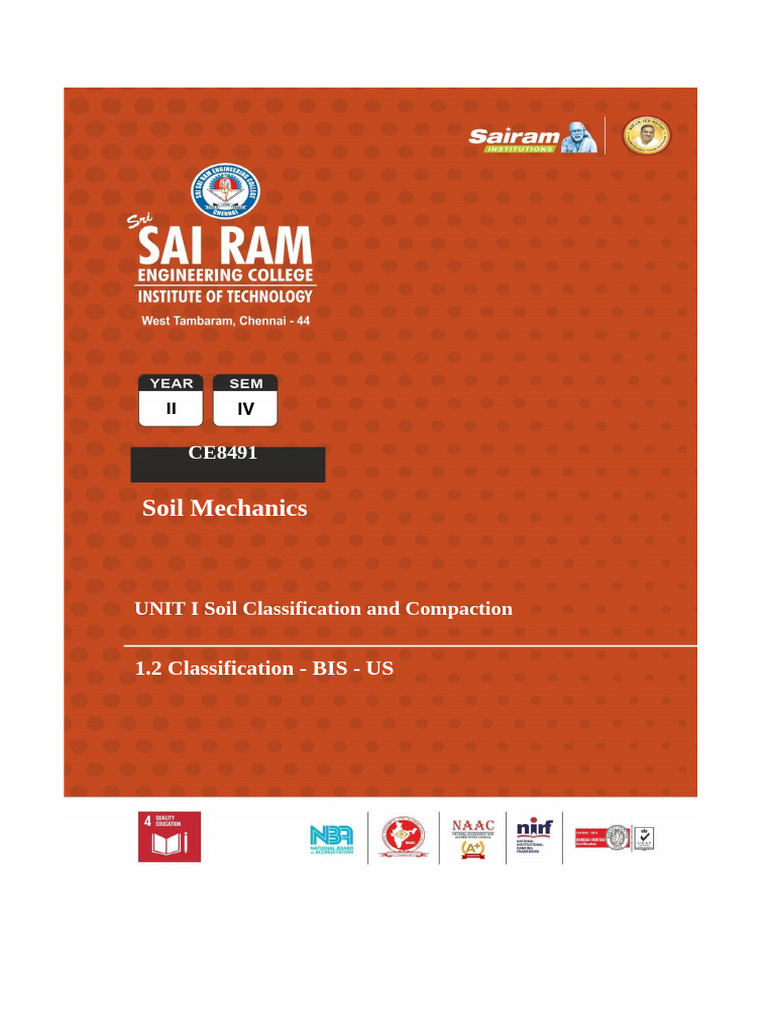 1.2 Classification - Bis - Us | PDF | Soil Mechanics | Soil