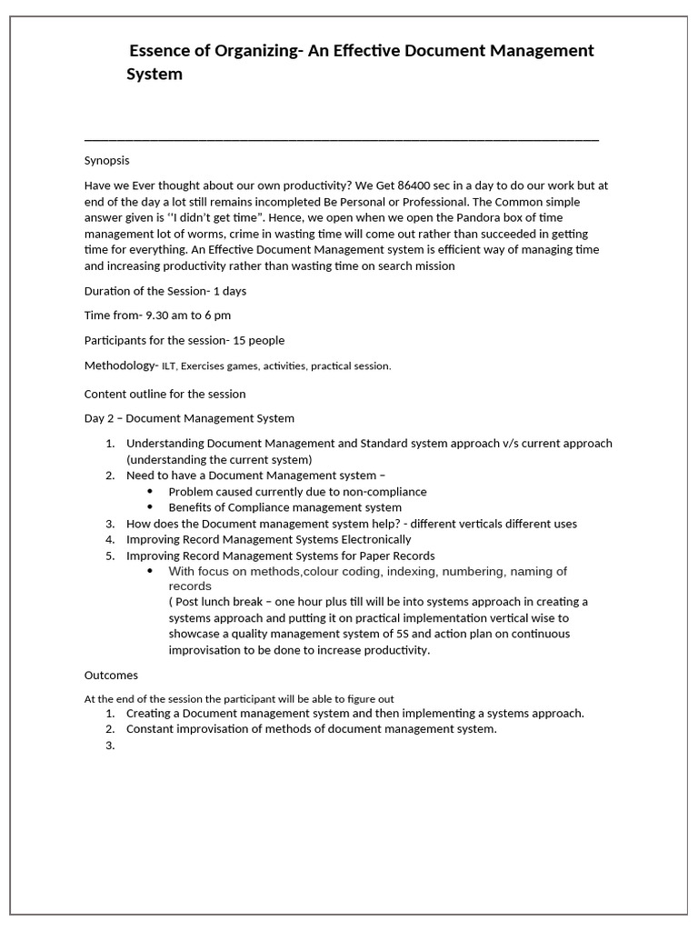 Document Management System Revised | PDF