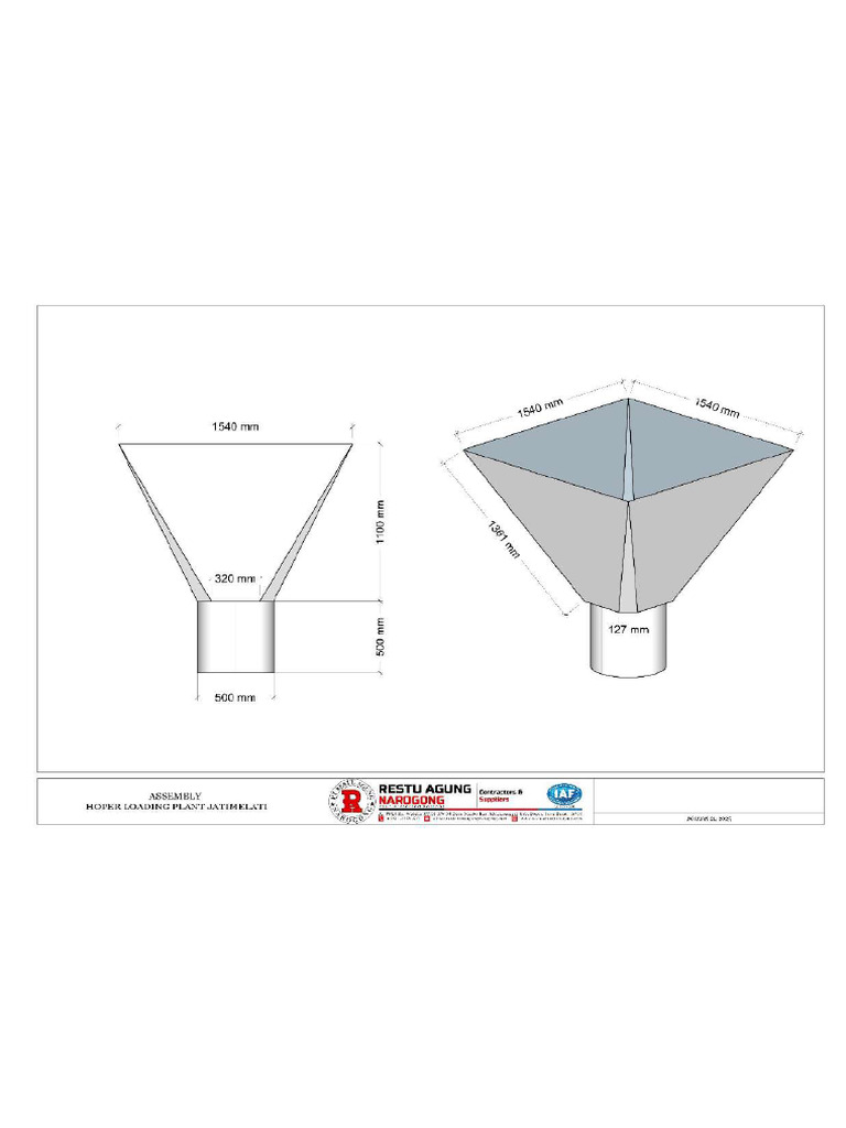 Hopper Loading Drawing | PDF