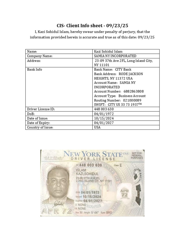 CITY - Bank - CIS - Format 01 - 251027 - 185751 | PDF