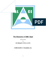 The Elements of AIML Style: Dr. Richard S. W A L L A C E