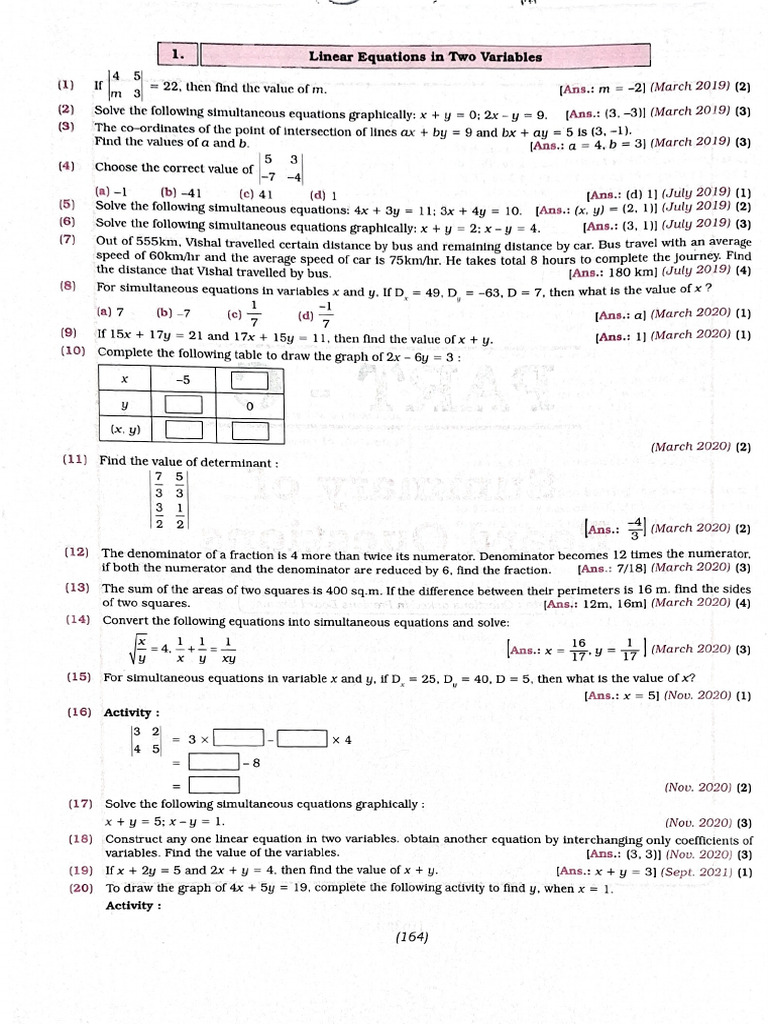 Maths 1 Most Repeated Questions | PDF