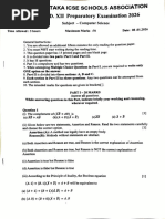 ISC 2026 Computer Science Specimen Paper | PDF | Queue (Abstract Data ...