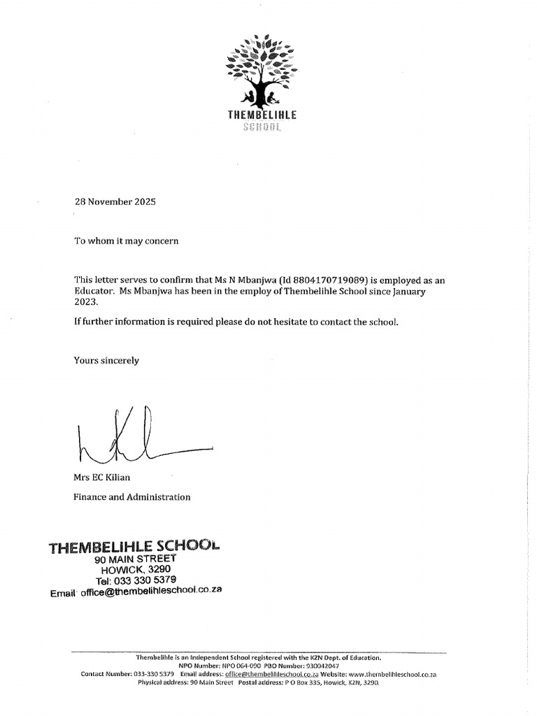 Employment Confirmation | PDF