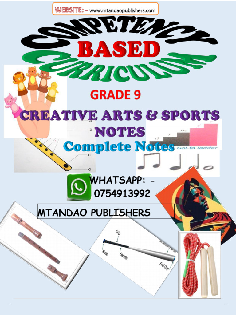 Grade 9 Creative Arts and Sports Rationalized Notes | PDF | Long ...