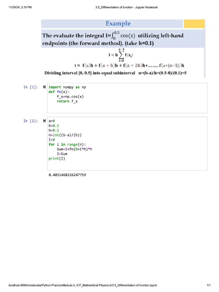 3.5 - Integration of Function | PDF