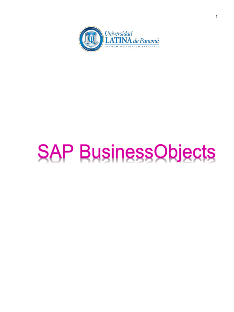 Investigacion Sofware Business Objects Completo | PDF | Inteligencia de ...