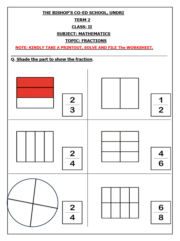 Fractions | PDF