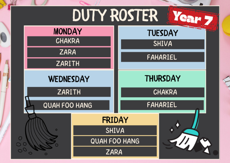 Duty Roster | PDF