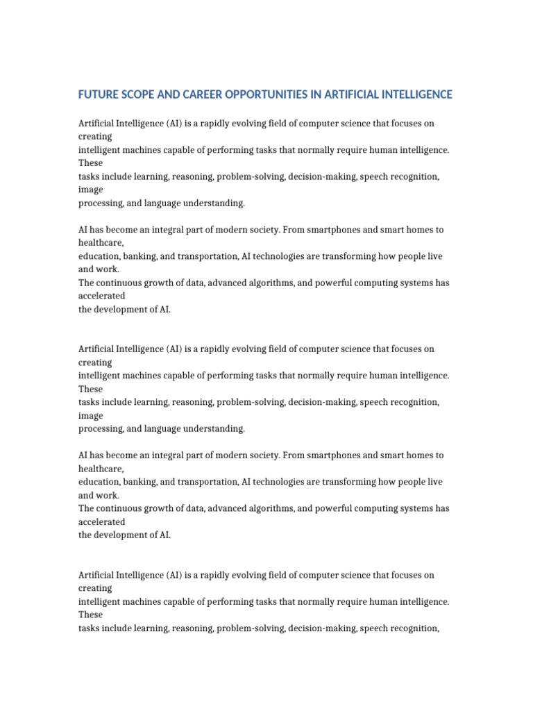 AI Content 4 Future Scope and Career Opportunities in Artificial ...