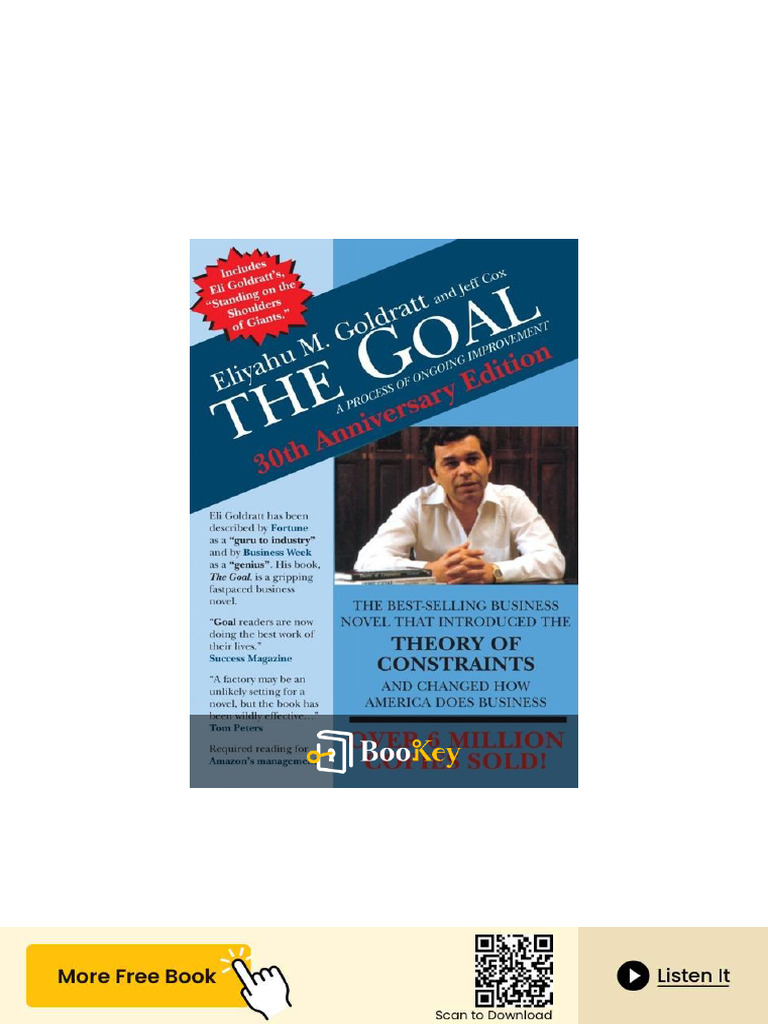 The Goal PDF | PDF | Inventory | Performance Indicator