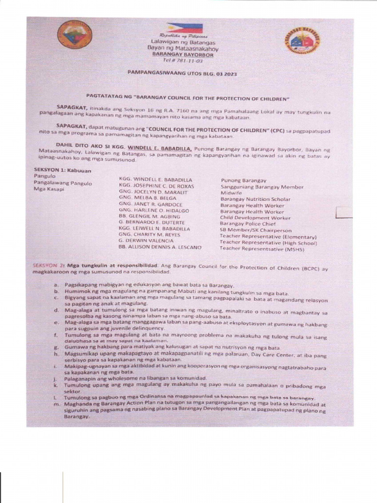 Bcpc Eo 2023 | PDF
