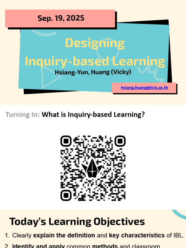 0919 Designing Inquiry-Based Learning | PDF