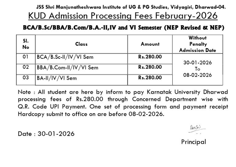 Processing Fees Date | PDF