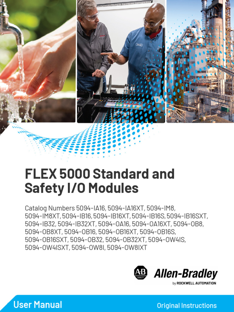 FLEX 5000 Standard and Safety I/O Modules: User Manual | PDF ...
