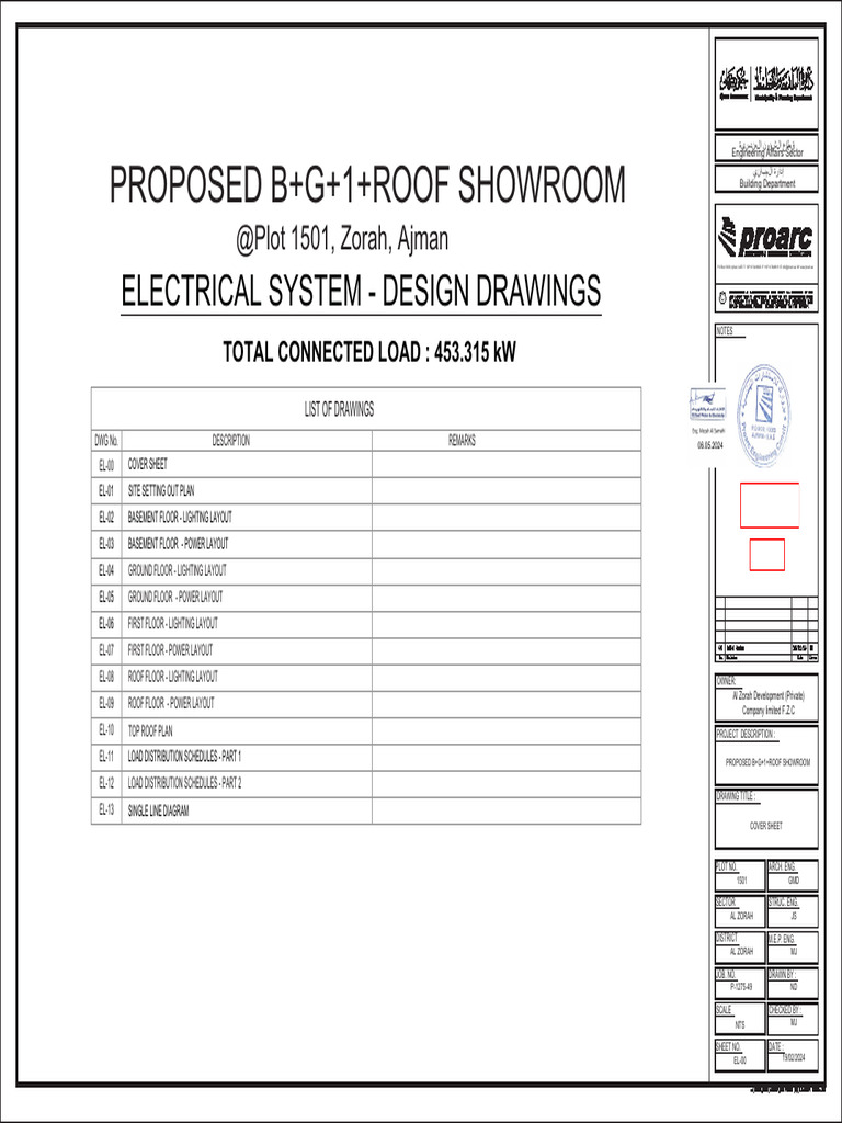 Approved Electricity Drawing | PDF | Building Engineering