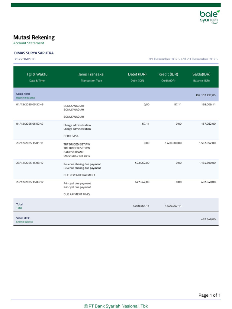 Estatement 23122025 | PDF