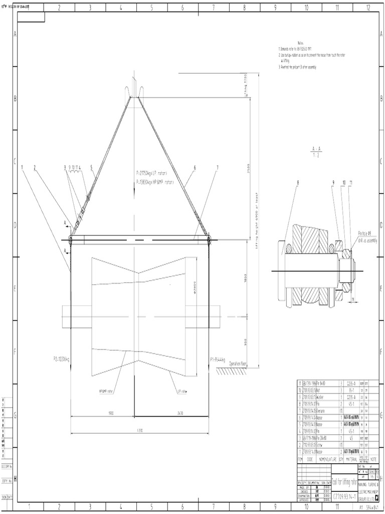 Tool For Lifting Rotor | PDF