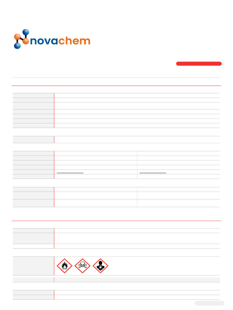 Novachem - SDS.M 8330 11 | PDF | Chlorine | Chemical Substances