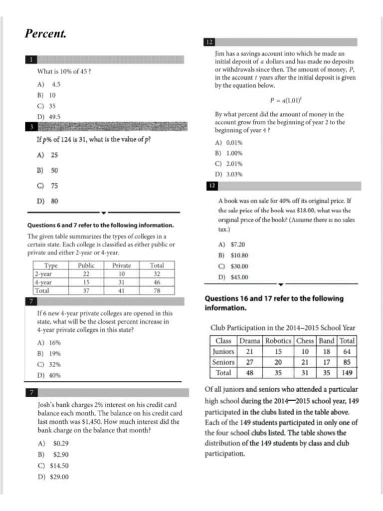 5.january Test. Math | PDF