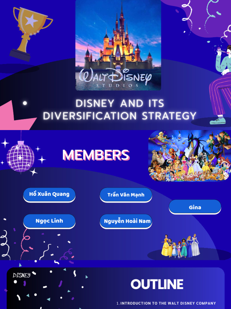 NHÓM 9 - Disney and Its Diversification Strategy | PDF | The Walt ...