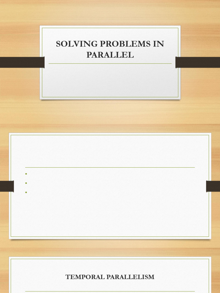 Solving Problems in Parallel | PDF | Parallel Computing | Computer Hardware