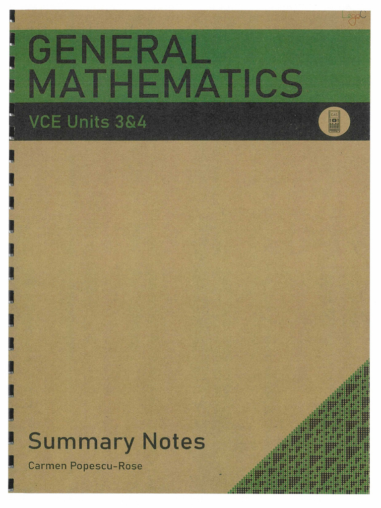 Summary Notes - GM Units 3 | PDF