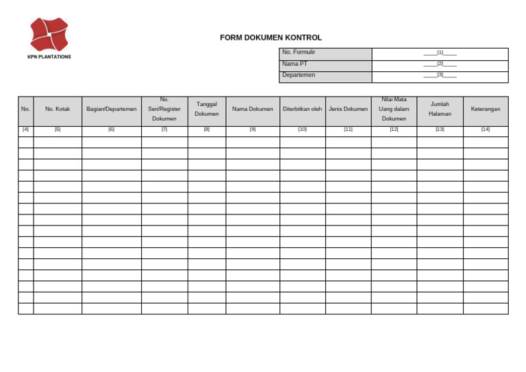 1729583267_KPNPLT Form FAT 001.01 Form Dokumen Kontrol | PDF