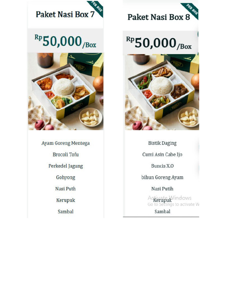 Menu | PDF