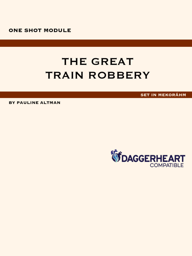 The Great Train Robbery v2 | PDF
