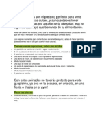 Las Vacaciones Son El Pretexto Perfecto Para Verte Rodeada de Cosas Dulces