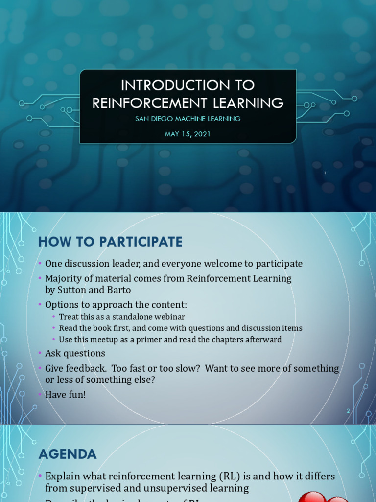 1 Introduction To Reinforcement Learning | PDF | Applied Mathematics ...