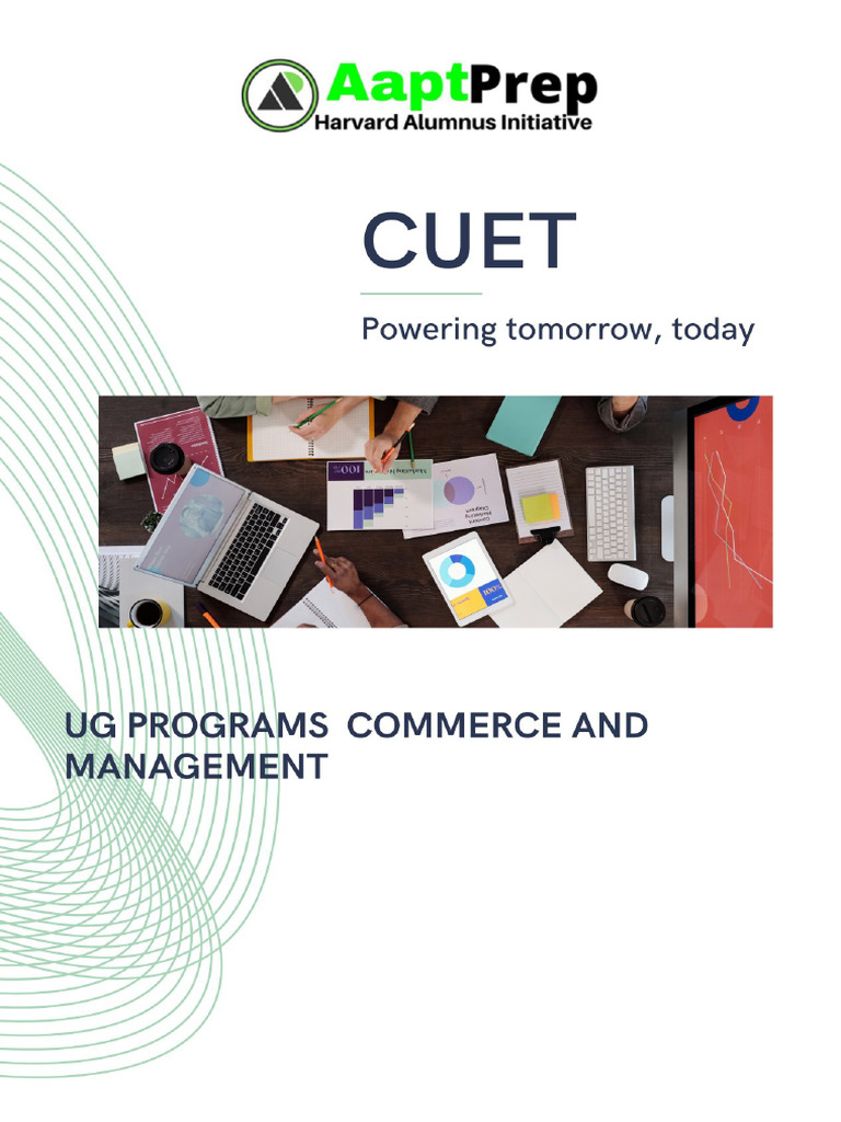 AaptPrep CUET Commerce & Management Brochure | PDF