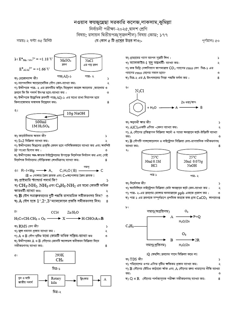 Test Examination 2025 | PDF