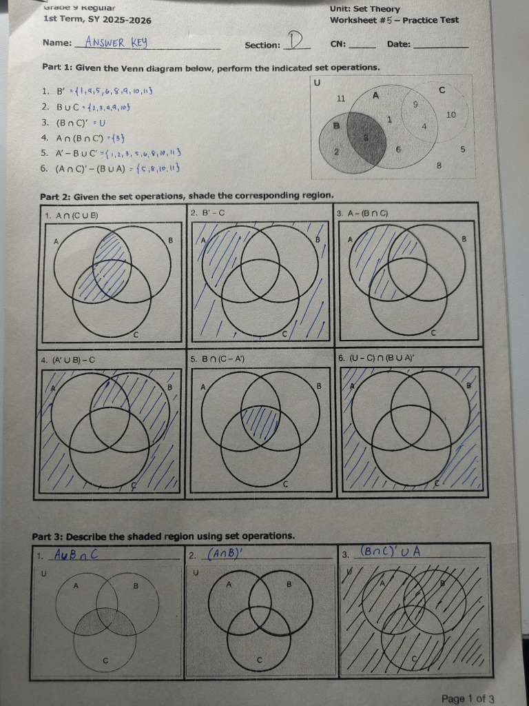 Worksheet+#5+ +Practice+Test+Answer+Key | PDF
