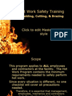 Hot Work Safety Training: Click To Edit Master Subtitle Style