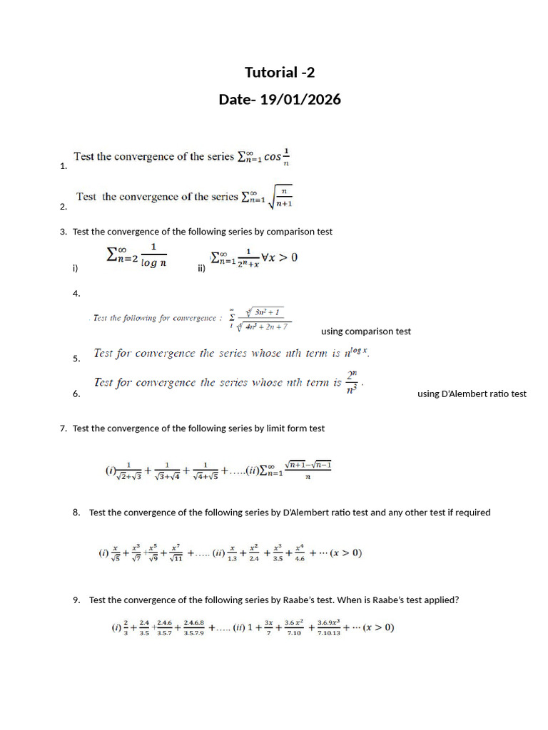 Tutorial 2 | PDF