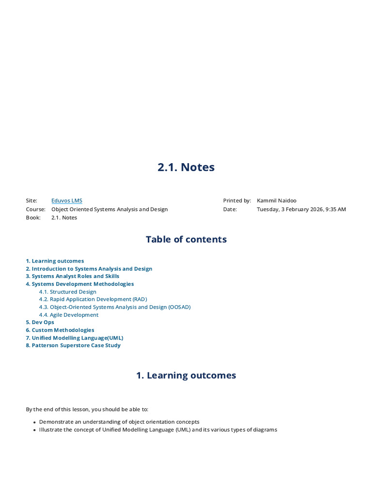 2.1. Notes ITOOA | PDF | Software Development Process | Agile Software ...