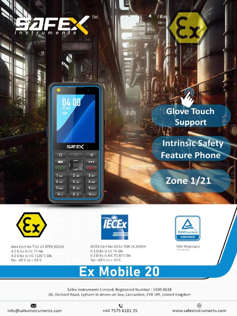 Ex Mobile 20 GCC Non Camera Datasheet - Ae | PDF