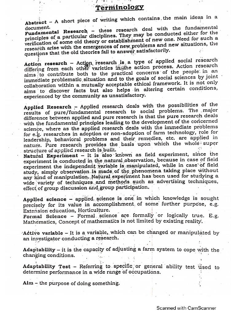 7 Terminology | PDF