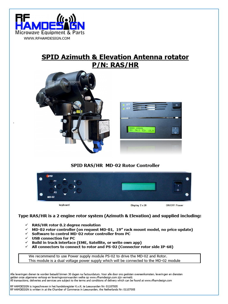 Spid Ras - HR Specifications | PDF | Usb | Personal Computers